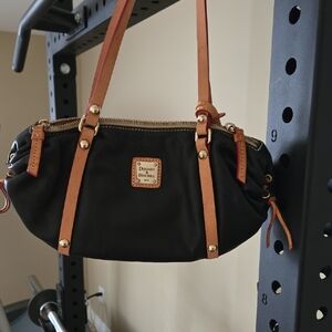 Dooney & Bourke Black and Brown Women's Bag RARE